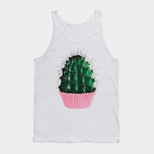 Cute Cactus Cupcake Tank Top